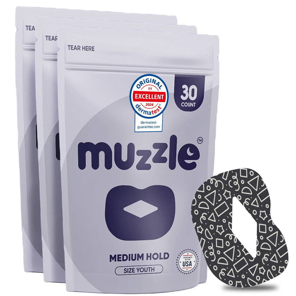 Muzzle® Mouth Tape For Kids (Medium Hold)