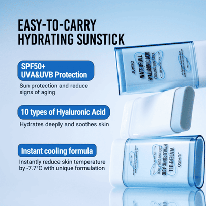JUMISO Waterfull Hyaluronic Acid Cooling Sun Stick SPF50+ PA++++