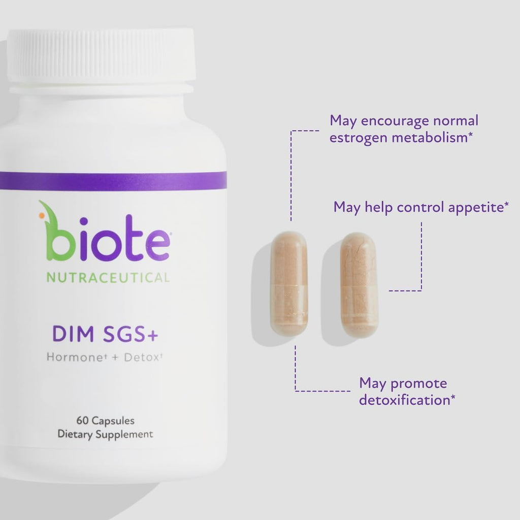 BioTE Nutraceuticals DIM SGS+ Hormone + Detox 60 caps
