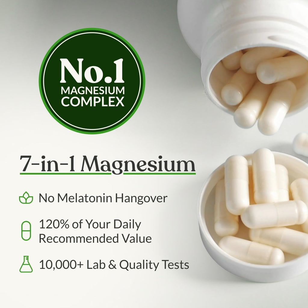 BIOptimizers Magnesium Breakthrough — 7 Forms of Magnesium, 60 Capsules