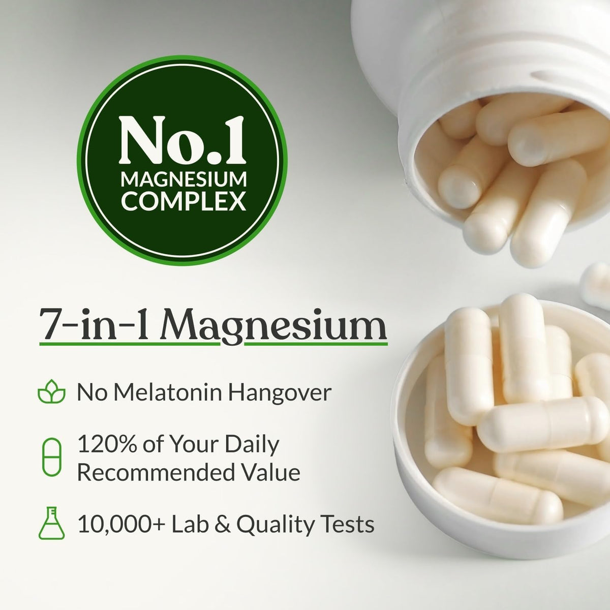 BIOptimizers Magnesium Breakthrough — 7 Forms of Magnesium, 60 Capsules