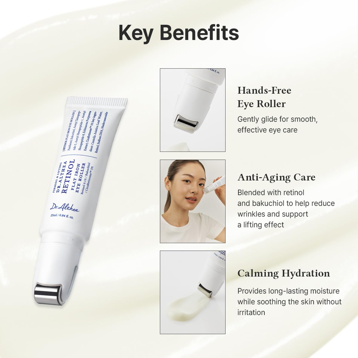 Dr. Althea Retinol Flat Iron Eye Roller