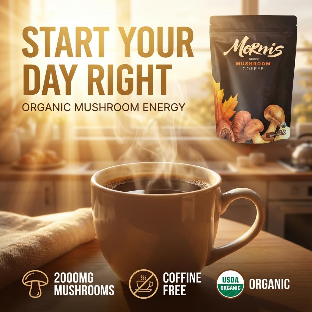 Mushroom Coffee 30 Servings Organic