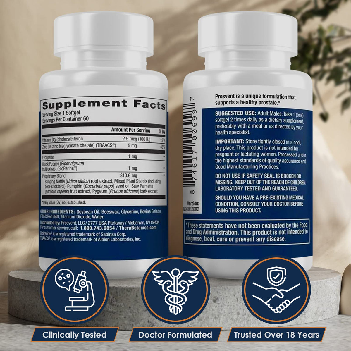 Prosvent Prostate Health Dietary Supplement – 60 Capsules