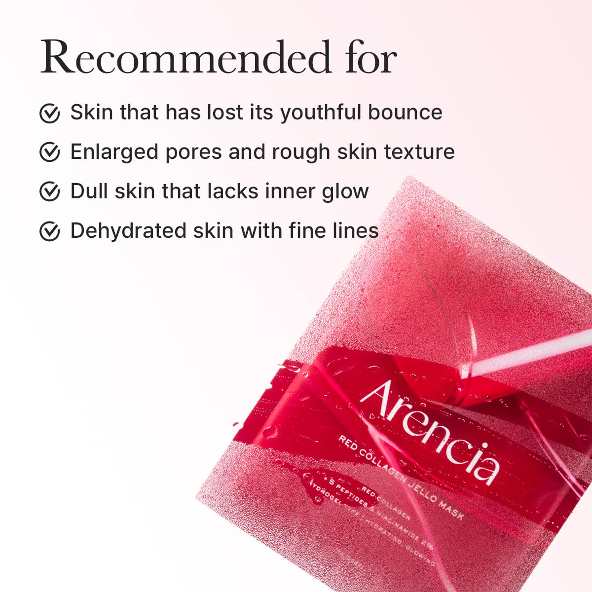 Arencia Red Collagen Jello Mask