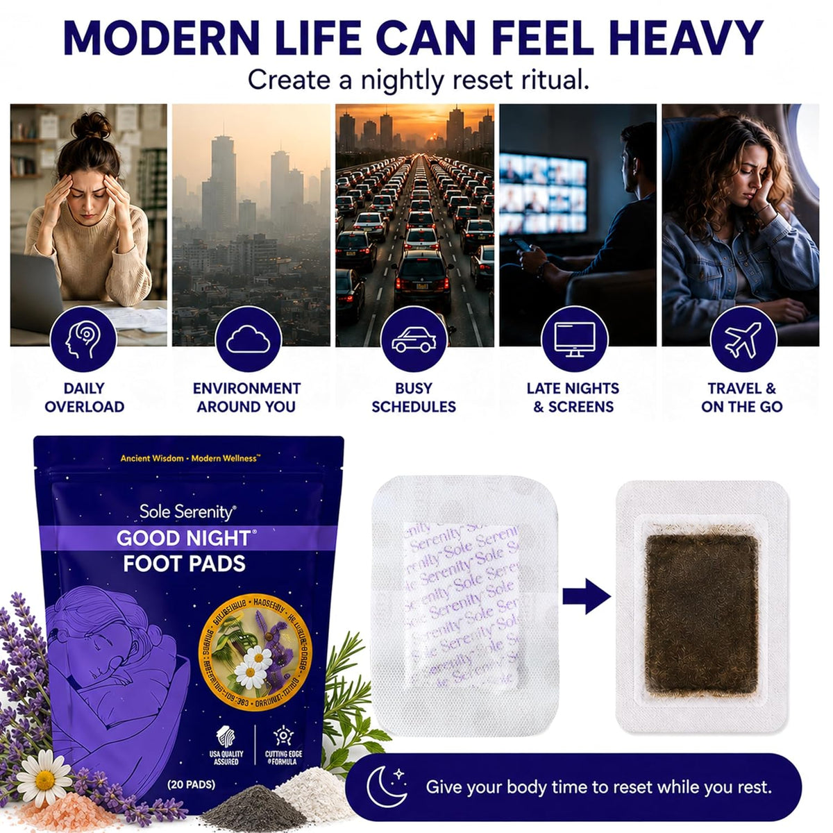 Detox Foot Pads Good Night Sleep