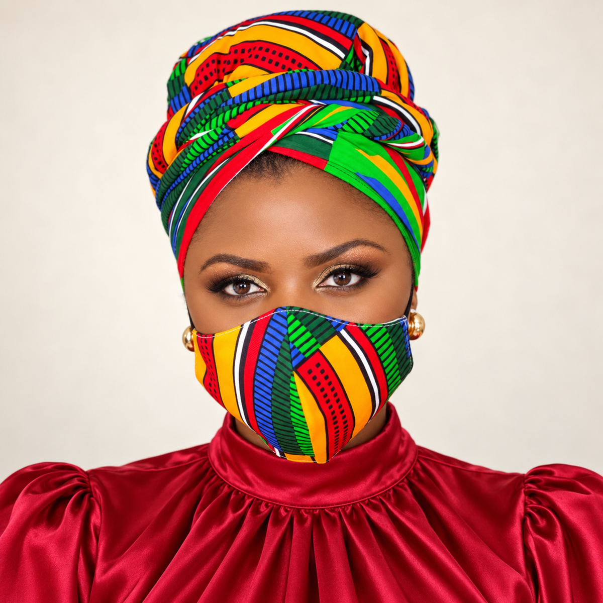 Duma Mbili African Print  Headwraps