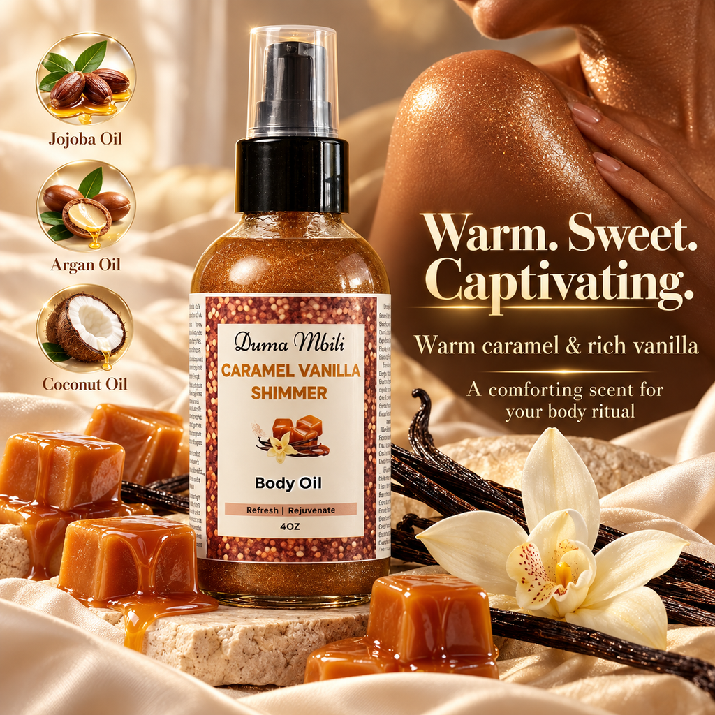 Caramel Vanilla Shimmer Body Oil