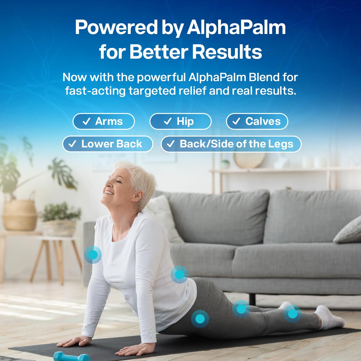 Sciatic Nerve Support Supplement with AlphaPalm, PEA & Vitamin B Complex