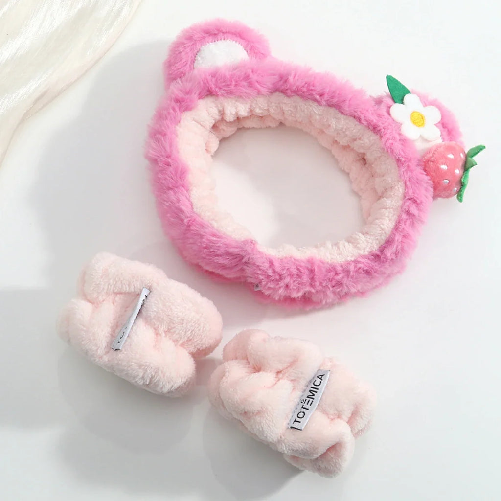 Totemica Spa Headband & Wristband Strawberry