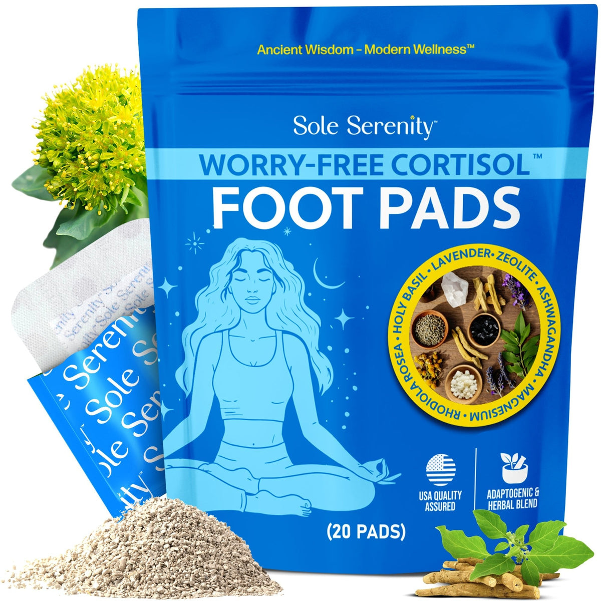 Detox Foot Pads - Zeolite, Ginger, Wormwood