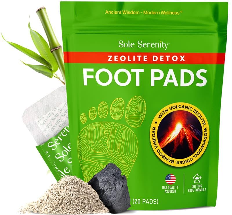 Detox Foot Pads - Zeolite, Ginger, Wormwood