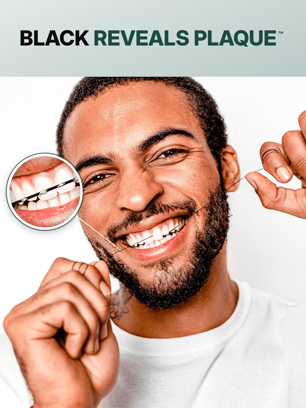 Brilliant Black® Charcoal Bamboo Dental Floss – Vegan & PFAS-Free