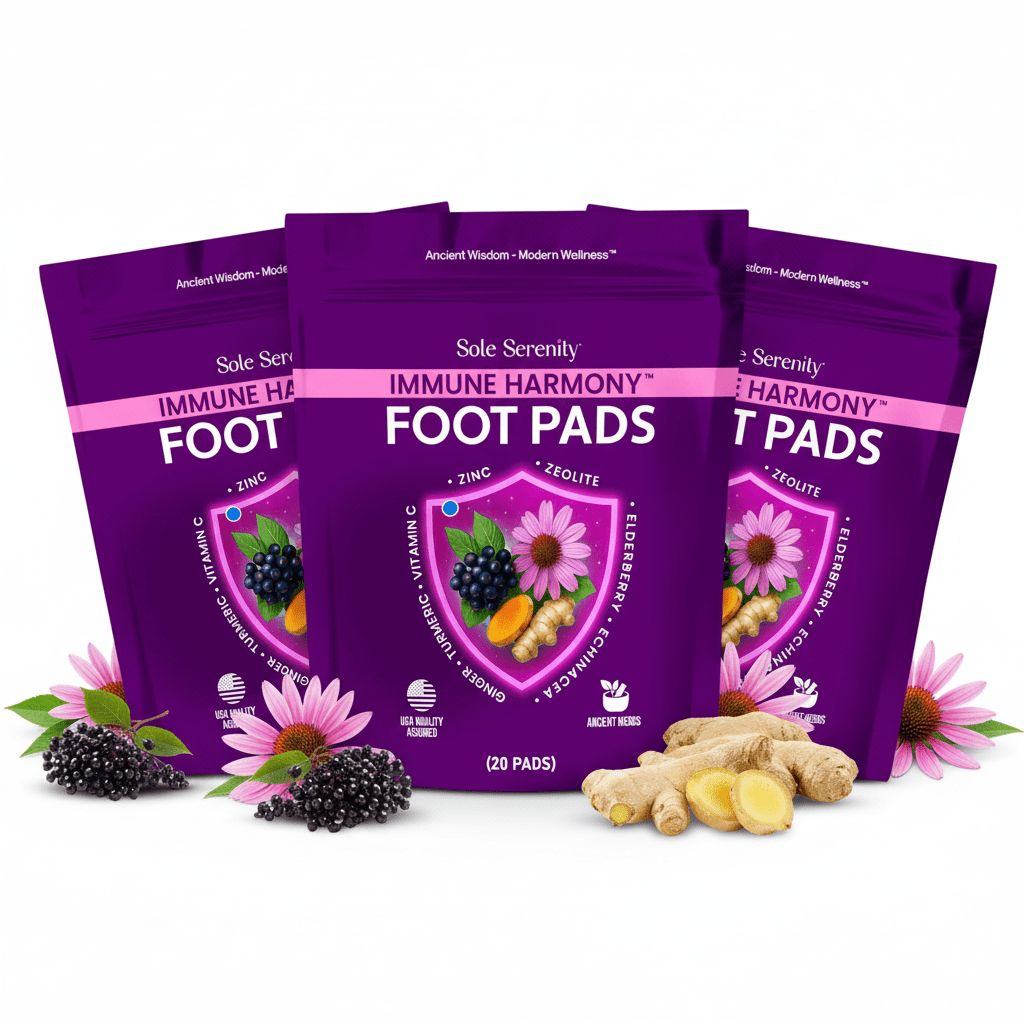 Immune Harmony Detox Foot Pads with Elderberry, Zinc