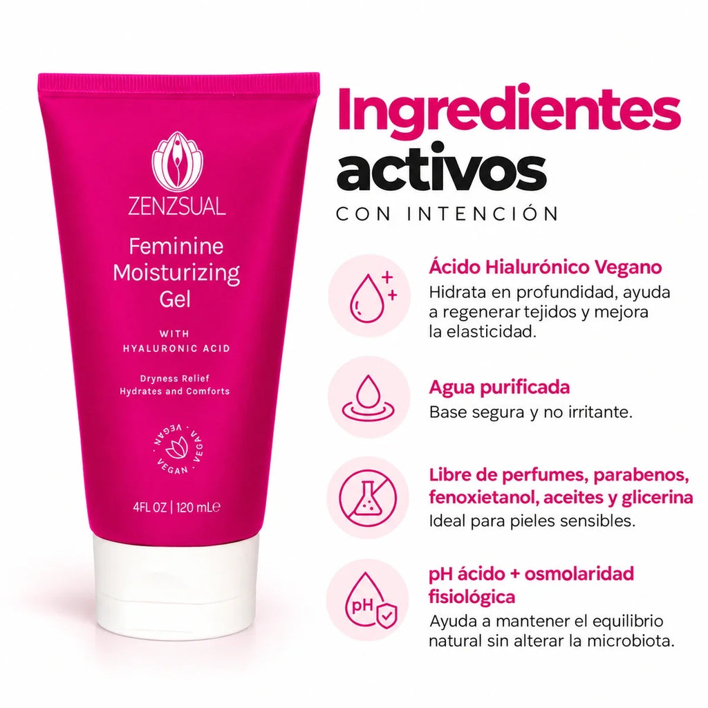 Gel Hidratante Intimo Con Acido Hialurónico